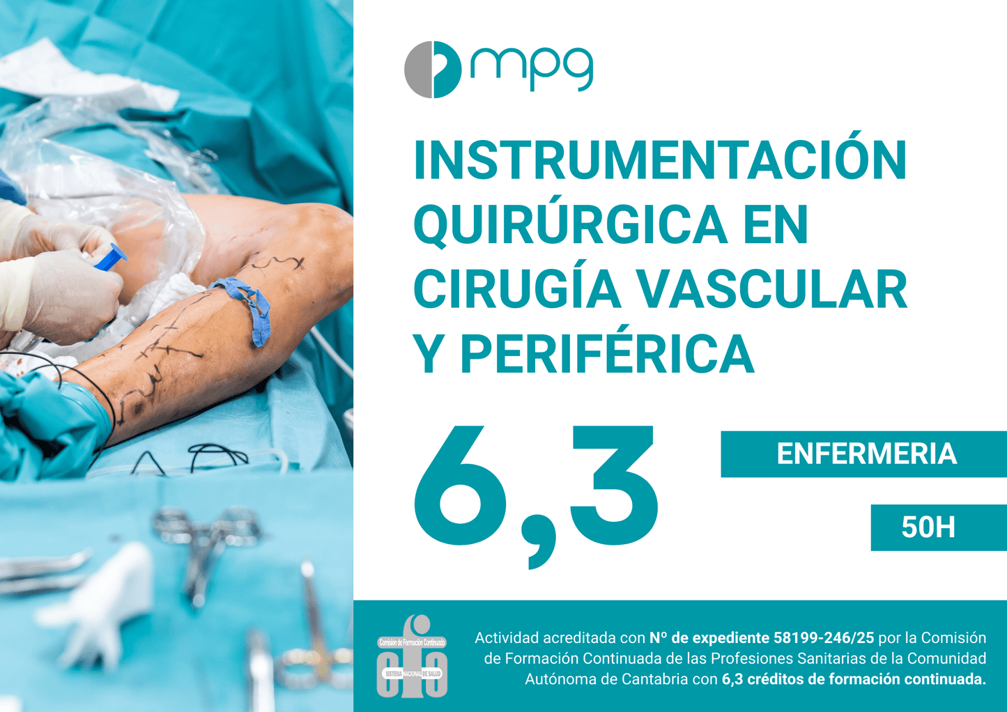 7. Instrumentación Quirúrgica en Cirugía Vascular y Periférica | 6,3 CFC